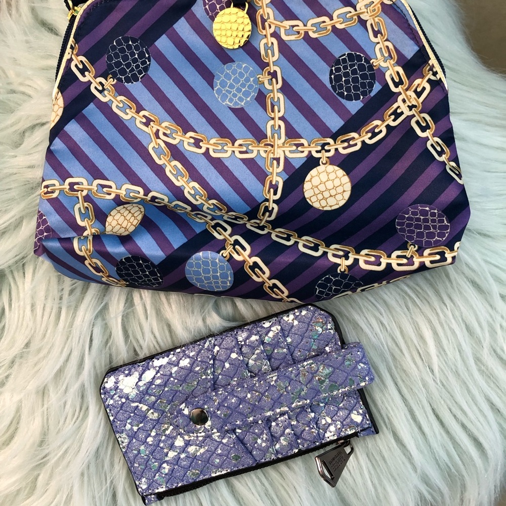 Makeup bag and credit card wallet BUNDLE